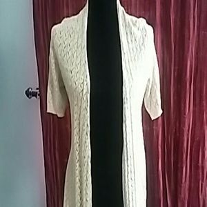 BOGO Sparkly tan open cardigan